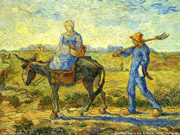 Vincent Van Gogh Werke - Morgen gehen Vincent van Gogh to Work